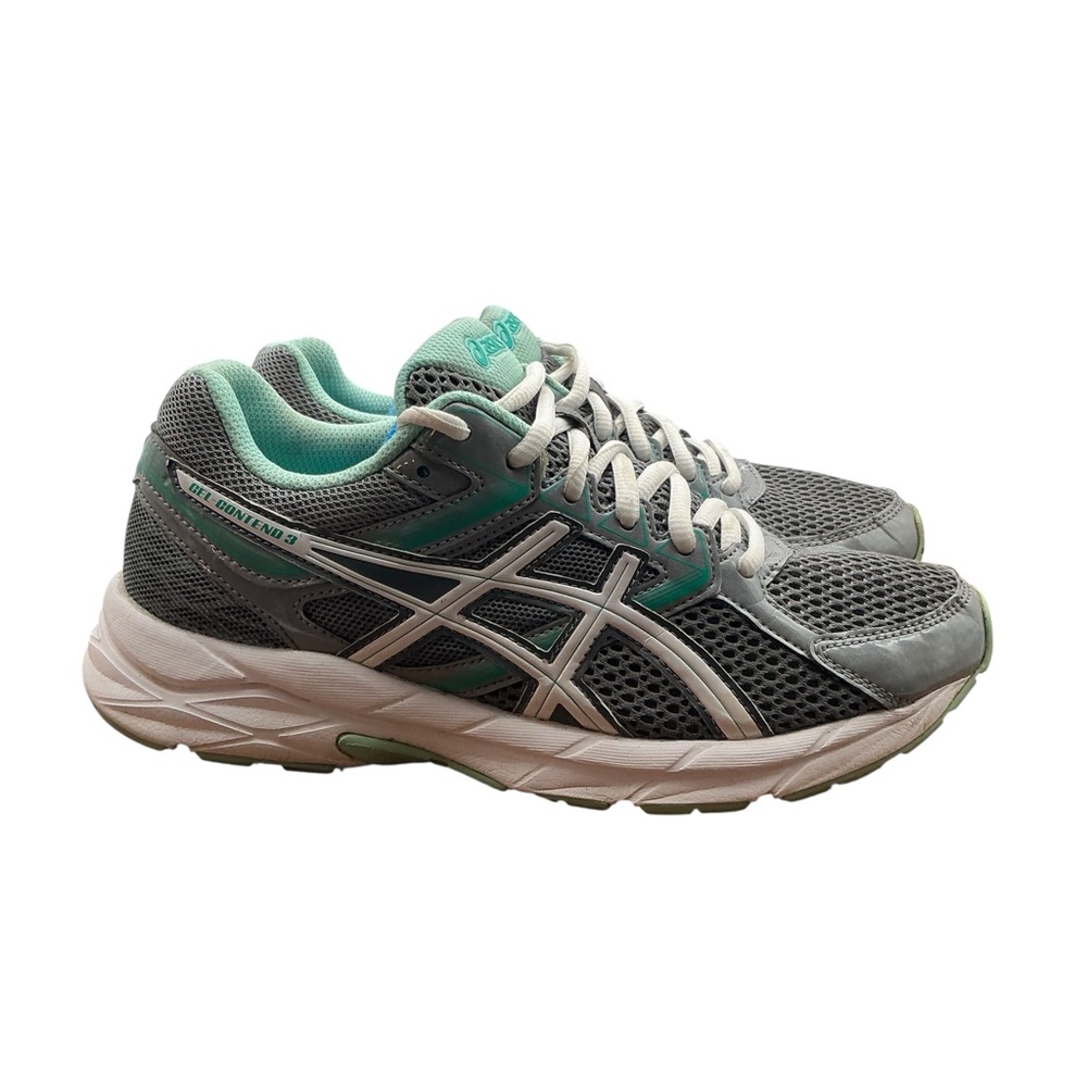 ASICS GEL-CONTENDO 3Women's Gray and Green Sneakers size 7.5‎ - Picture 5 of 7